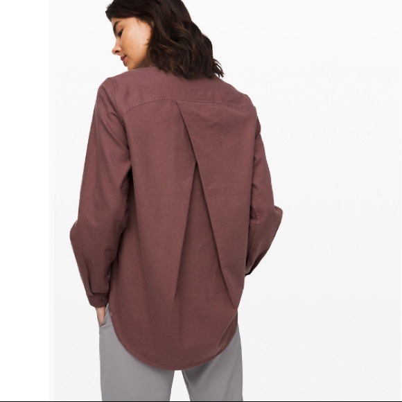 lululemon athletica Tops - LULULEMON Full Day Ahead Shirt *Flannel in Antique